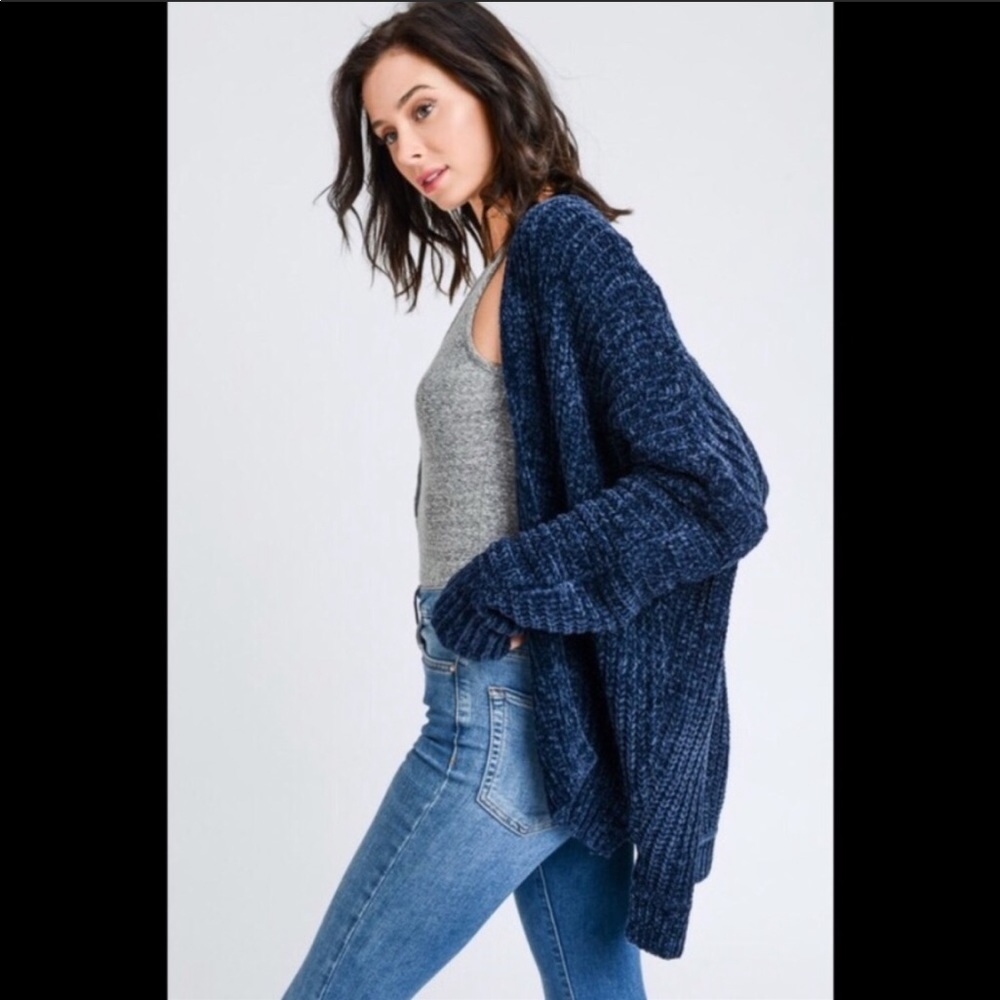 Chenille Cardigan